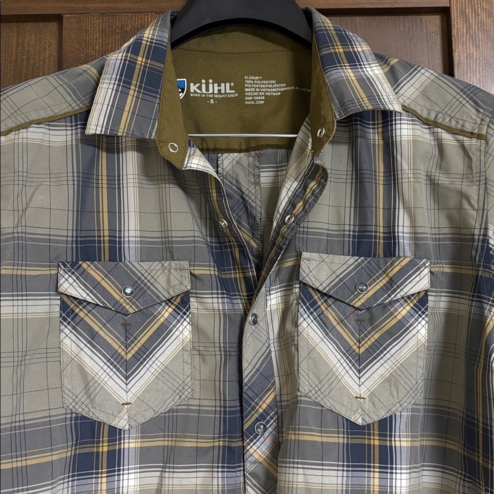 Kühl Konquer Short Sleeve Shirt - Oak Creek Size Small - Picture 5 of 7